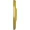 Ekena Millwork Randee Ceiling Medallion (Fits Canopies up to 3 7/8"), Hand-Painted Rich Gold, 20"OD x 1 3/8"P CM20HARGS - alternate 2